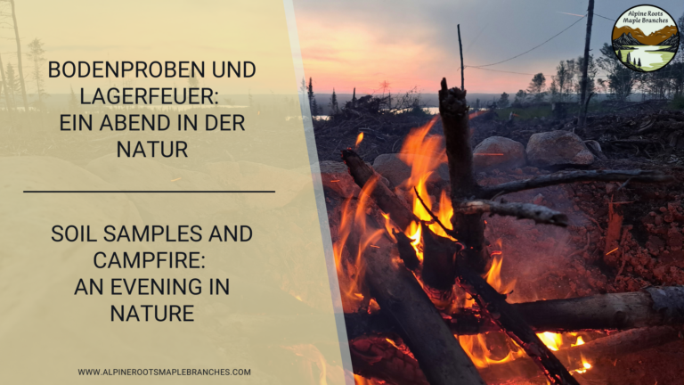 Bodenproben und Lagerfeuer: Ein Abend in der Natur