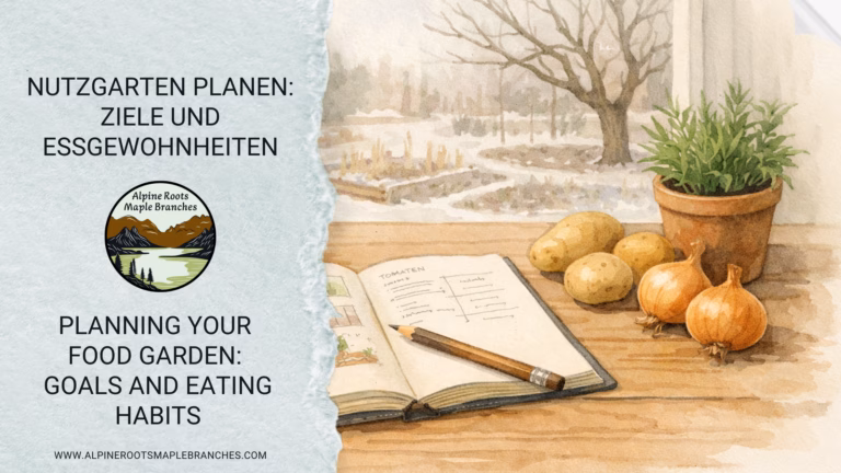 Nutzgarten planen: Ziele und Essgewohnheiten